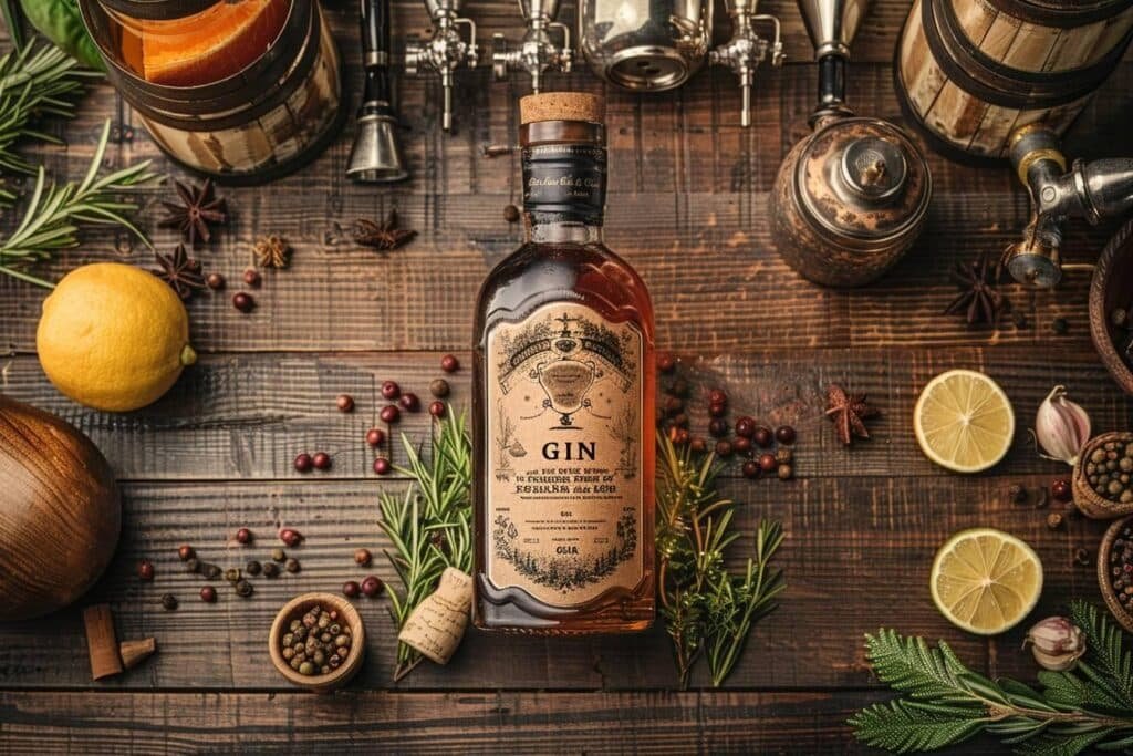 Origine du gin : histoire et évolution d'un spiritueux mythique