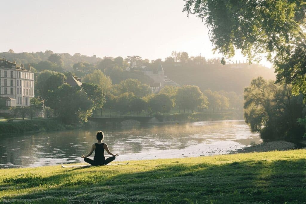 Où faire du yoga en plein air à Besançon : les meilleurs spots